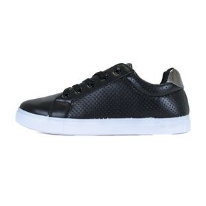 Black Platform Low Top Walking Sneaker Noah